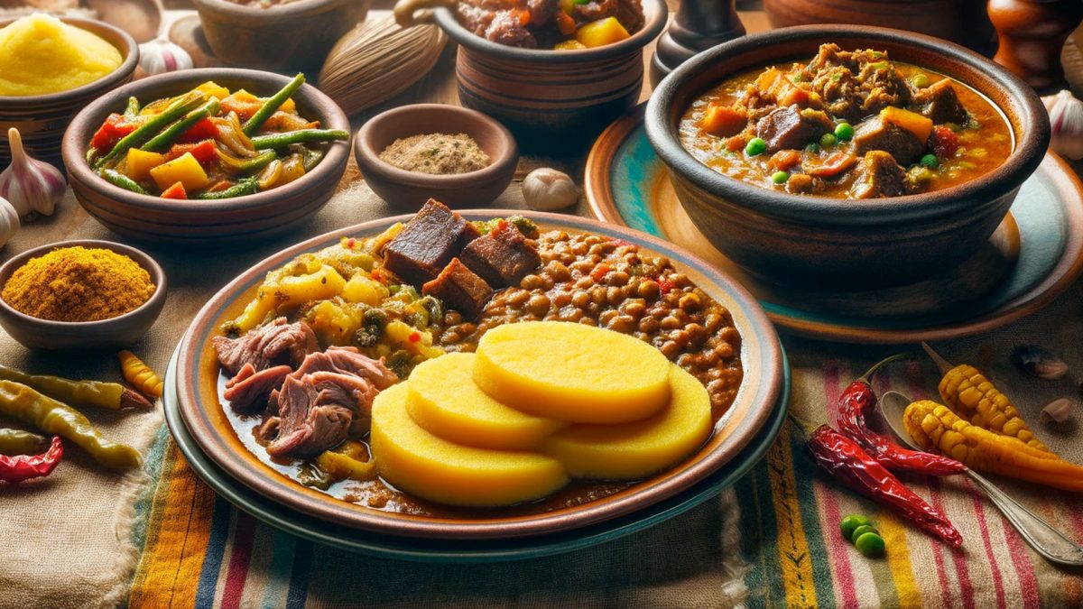 Fungee & Pepperpot - The national dish of Antigua & Barbuda