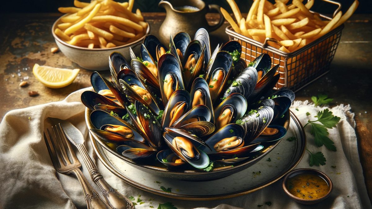 Moules-frites - The national dish of Belgium